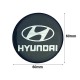 Αυτοκόλλητα Ζαντών Σμάλτο Hyundai 60mm 4 Τεμάχια - 41103 39206