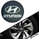 Αυτοκόλλητα Ζαντών Σμάλτο Hyundai 60mm 4 Τεμάχια - 41103 39206