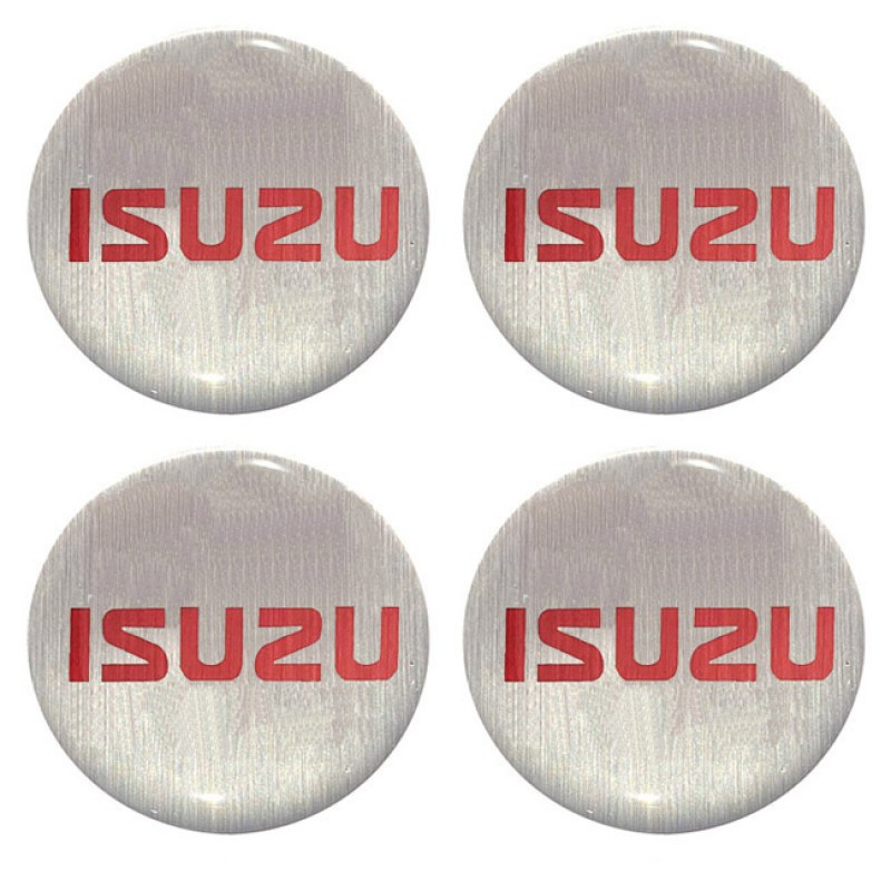 Αυτοκόλλητα Ζαντών Σμάλτο Isuzu 60mm 4 Τεμάχια - 41104 39269