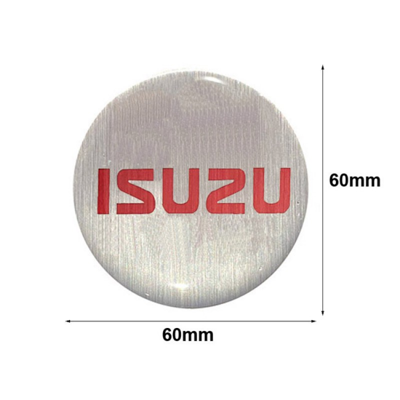 Αυτοκόλλητα Ζαντών Σμάλτο Isuzu 60mm 4 Τεμάχια - 41104 39269