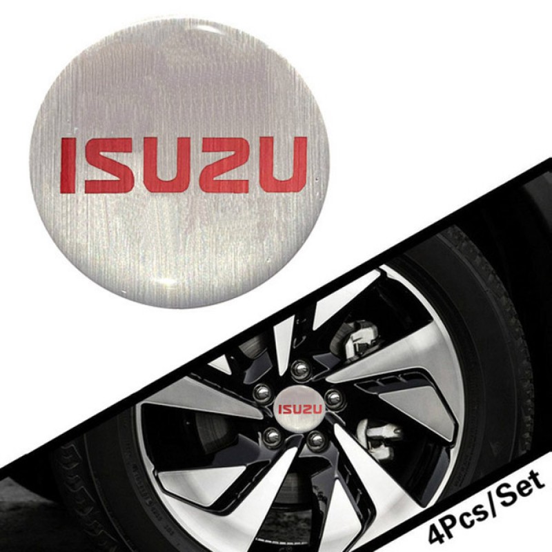 Αυτοκόλλητα Ζαντών Σμάλτο Isuzu 60mm 4 Τεμάχια - 41104 39269
