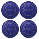 Αυτοκόλλητα Ζαντών Σμάλτο Lancia 60mm 4 Τεμάχια - 41106 43008