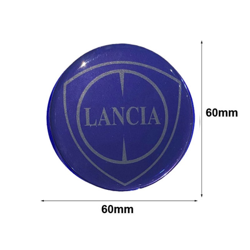 Αυτοκόλλητα Ζαντών Σμάλτο Lancia 60mm 4 Τεμάχια - 41106 43008