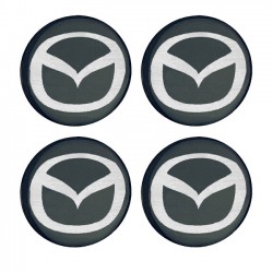 Αυτοκόλλητα Ζαντών Σμάλτο Mazda 60mm 4 Τεμάχια - 41107 39215