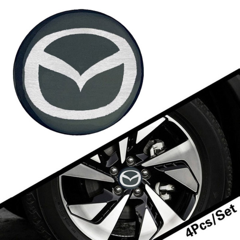 Αυτοκόλλητα Ζαντών Σμάλτο Mazda 60mm 4 Τεμάχια - 41107 39215
