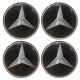 Αυτοκόλλητα Ζαντών Σμάλτο Mercedes 60mm 4 Τεμάχια - 41108 43003