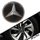 Αυτοκόλλητα Ζαντών Σμάλτο Mercedes 60mm 4 Τεμάχια - 41108 43003