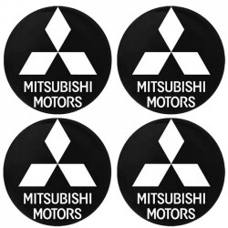 Αυτοκόλλητα Ζαντών Σμάλτο Mitsubishi 60mm 4 Τεμάχια - 41109 39567