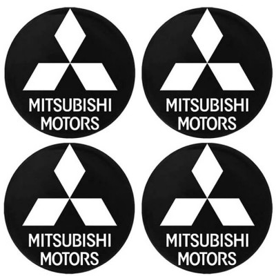 Αυτοκόλλητα Ζαντών Σμάλτο Mitsubishi 60mm 4 Τεμάχια - 41109 39567