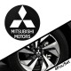 Αυτοκόλλητα Ζαντών Σμάλτο Mitsubishi 60mm 4 Τεμάχια - 41109 39567