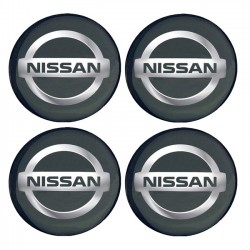 Αυτοκόλλητα Ζαντών Σμάλτο Nissan 60mm 4 Τεμάχια - 41110 39581