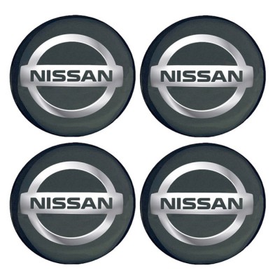 Αυτοκόλλητα Ζαντών Σμάλτο Nissan 60mm 4 Τεμάχια - 41110 39581