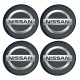 Αυτοκόλλητα Ζαντών Σμάλτο Nissan 60mm 4 Τεμάχια - 41110 39581