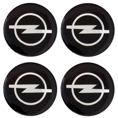 Αυτοκόλλητα Ζαντών Σμάλτο Opel 60mm 4 Τεμάχια - 41111 42997