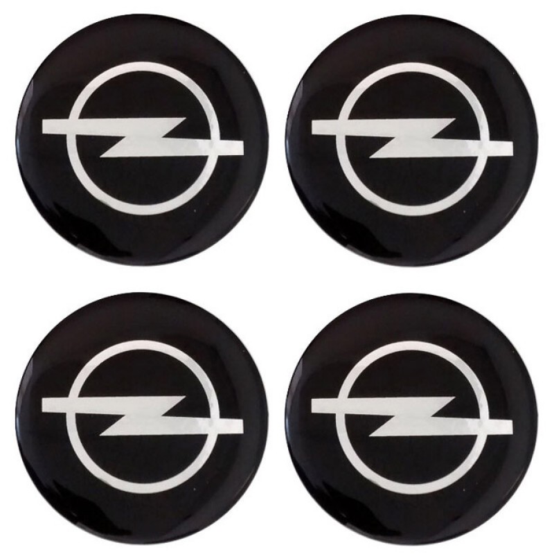 Αυτοκόλλητα Ζαντών Σμάλτο Opel 60mm 4 Τεμάχια - 41111 42997