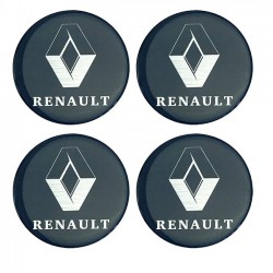 Αυτοκόλλητα Ζαντών Σμάλτο Renault 60mm 4 Τεμάχια - 41113 39472