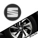 Αυτοκόλλητα Ζαντών Σμάλτο Seat 60mm 4 Τεμάχια - 41114 39418