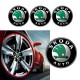 Αυτοκόλλητα Ζαντών Σμάλτο Skoda 60mm 4 Τεμάχια - 41115 42985