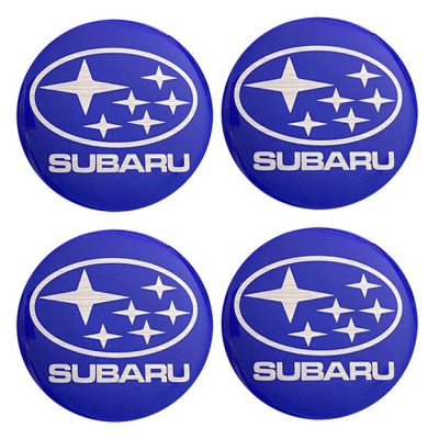 Αυτοκόλλητα Ζαντών Σμάλτο Subaru 60mm 4 Τεμάχια - 41116 39093