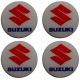 Αυτοκόλλητα Ζαντών Σμάλτο Suzuki 60mm 4 Τεμάχια - 41117 39782