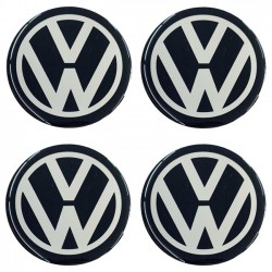 Αυτοκόλλητα Ζαντών Σμάλτο VW 60mm 4 Τεμάχια - 41119 42978