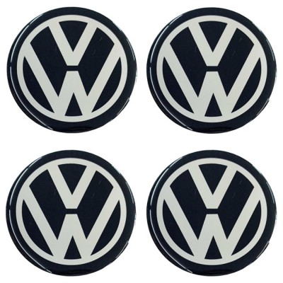 Αυτοκόλλητα Ζαντών Σμάλτο VW 60mm 4 Τεμάχια - 41119 42978