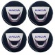 Αυτοκόλλητα Ζαντών Σμάλτο Dacia 60mm 4 Τεμάχια - 41234 48121