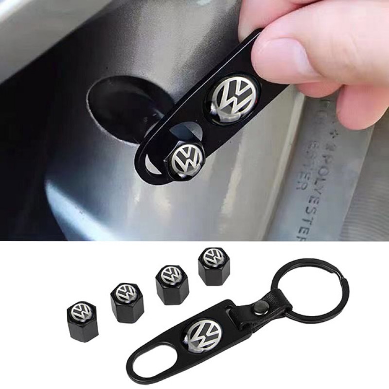 Καπάκια Βαλβίδων Αυτοκινήτου Με Μπρελόκ VW 5 Τεμάχια - 41264 49020