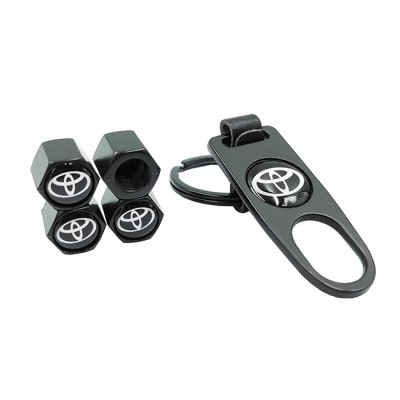 Καπάκια Βαλβίδων Αυτοκινήτου Με Μπρελόκ Toyota 5 Τεμάχια - 41266 49018