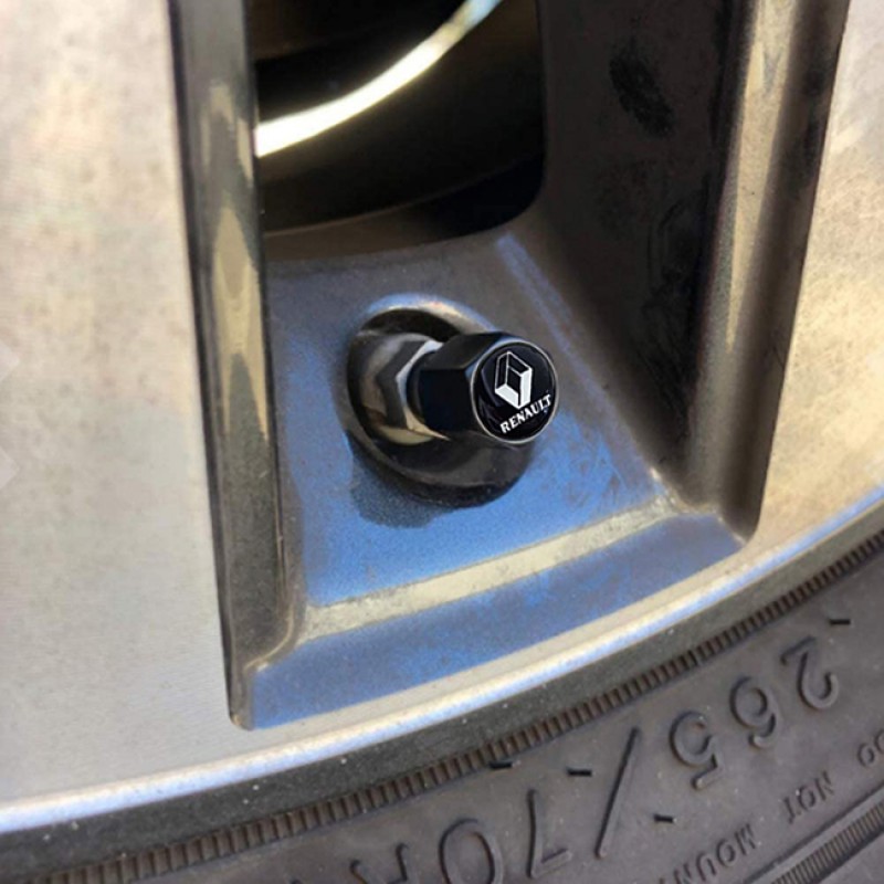 Καπάκια Βαλβίδων Αυτοκινήτου Με Μπρελόκ Renault 5 Τεμάχια - 41268 49016