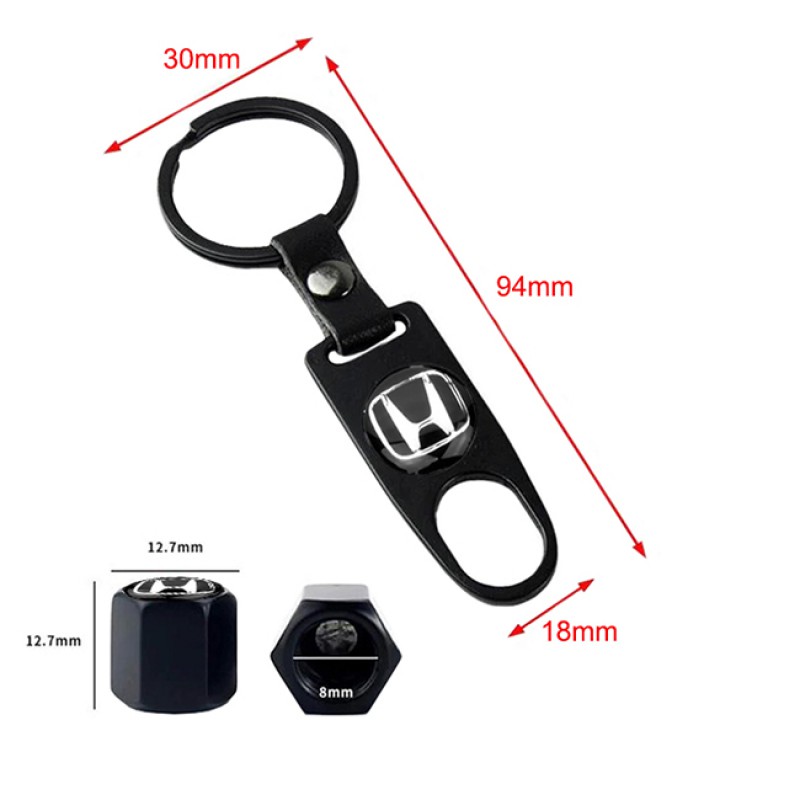 Καπάκια Βαλβίδων Αυτοκινήτου Με Μπρελόκ Honda 5 Τεμάχια - 41269 49030