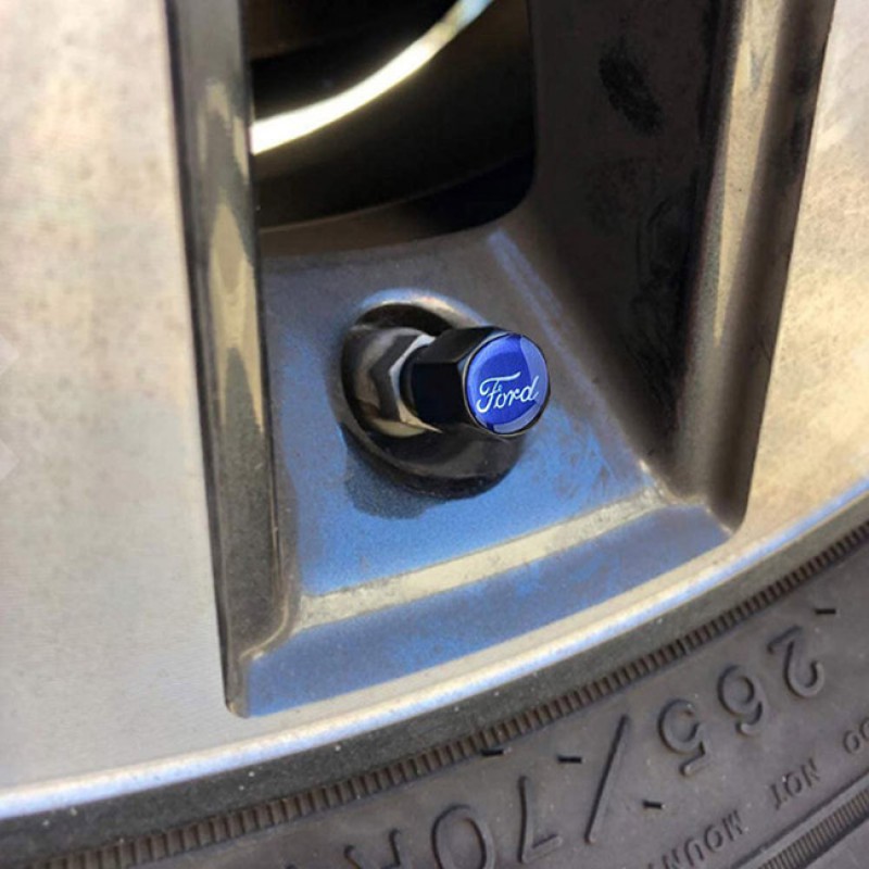 Καπάκια Βαλβίδων Αυτοκινήτου Με Μπρελόκ Ford 5 Τεμάχια - 41288 49142