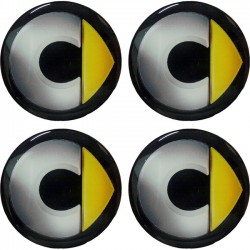 Αυτοκόλλητα Ζαντών Σμάλτο Smart 52mm 4 Τεμάχια - 42076 48850
