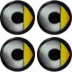 Αυτοκόλλητα Ζαντών Σμάλτο Smart 52mm 4 Τεμάχια - 42076 48850