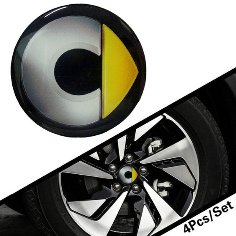 Αυτοκόλλητα Ζαντών Σμάλτο Smart 52mm 4 Τεμάχια - 42076 48850