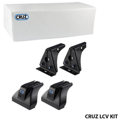 Πόδια / Άκρα Για Μπάρες & Σχάρες Οροφής CRUZ LCV 934-227 Για Dacia Dokker 13+ / Renault Express 21+ Σετ 2 Τεμάχια Για 1 Μπάρα - 51150 51115