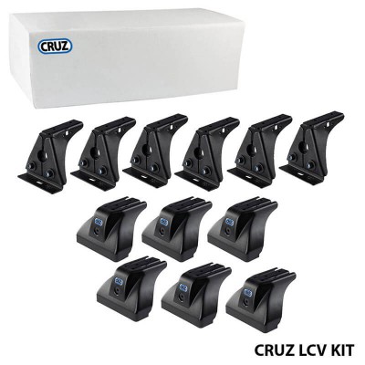 Πόδια / Άκρα Για Μπάρες & Σχάρες Οροφής CRUZ LCV 934-409 Για Dacia Dokker 13+ / Renault Express 21+ Σετ 6 Τεμάχια - 51152 51120