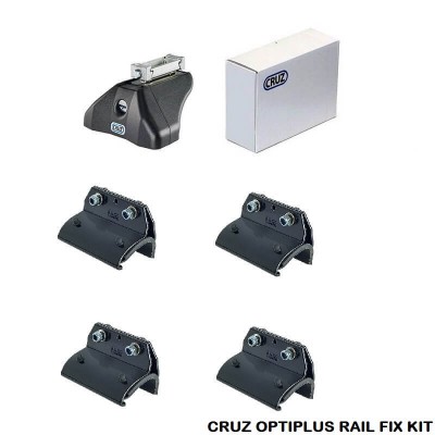 Πόδια / Άκρα Για Μπάρες Οροφής CRUZ Optiplus Rail Fix 936-639 Για Subaru XV 2019+  Με Ενσωματωμένο Railing Σετ 4 Τεμάχια - 51170 51143