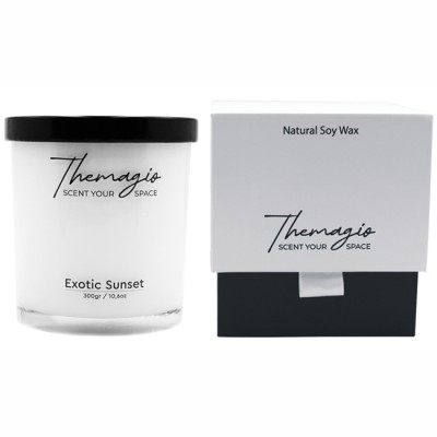 Αρωματικό Κερί Σόγιας Themagio Exotic Sunset 300gr 1 Τεμάχιο - 77202 49978