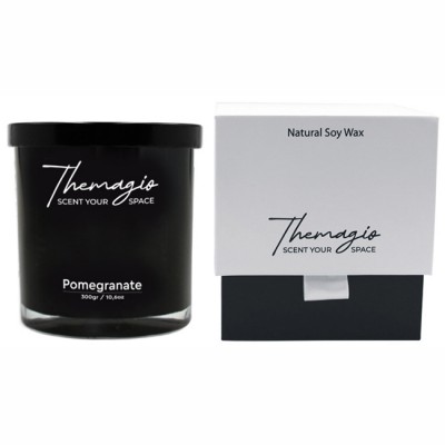 Αρωματικό Κερί Σόγιας Themagio Pomegranate 300gr 1 Τεμάχιο - 77205 49975