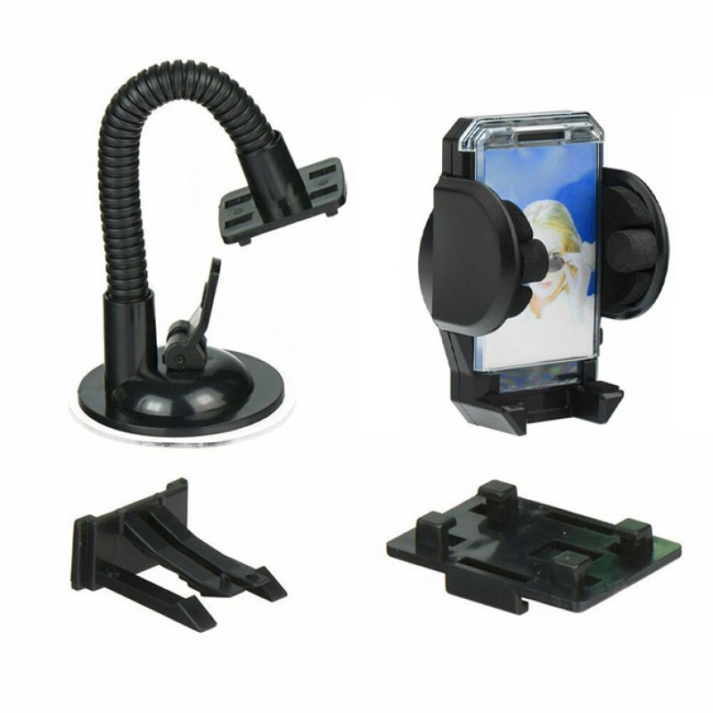 Βάση Κινητού Με Βραχίωνα Gooseneck Car Mount Μαύρη 1 Τεμάχιο - 99069 40644