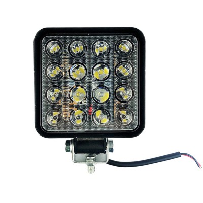 ΠΡΟΒΟΛΕΑΣ 16LED ΤΕΤΡΑΓΩΝΟ 12/24V - 99089 39023