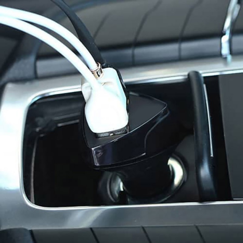 Φορτιστής Αναπτήρα Αυτοκινήτου CC-307 4.2A Με 3 USB Μαύρος 1 Τεμάχιο - 99130 42020