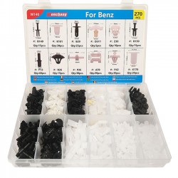 Κουμπώματα Ταπετσαρίας Αυτοκινήτου Για Benz (12 Διαφορετικά Σχέδια) 270 Τεμάχια - 99157 47769