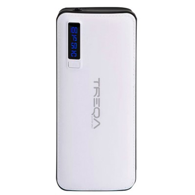 Power Bank Treqa TR-901 12800mAh Με 3 Θύρες USB-A Και Led Φως Λευκό 1 Τεμάχιο - 99173 49721