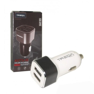 Φορτιστής Αναπτήρα Αυτοκινήτου Treqa CC-315 4.2A Με 3 USB Μαύρος 1Τμχ - 99515 47762