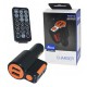 Fm Transmitter ALS-A905 Με Bluetooth, 2 USB, Οθόνη LCD Και Τηλεχειριστήριο Μαύρο 1 Τεμάχιο - 99517 47930