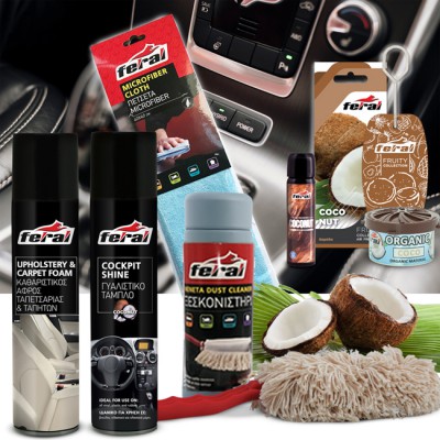 Σετ Περιποίησης Αυτοκινήτου Coconut Lover 7 Τεμαχίων - 99542 48525