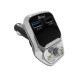 Fm Transmitter ALS-A688 Με Bluetooth, 2 USB, Οθόνη LCD Και Τηλεχειριστήριο Ασημί-Μαύρο 1 Τεμάχιο - 99551 49182
