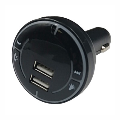 Fm Transmitter ΡL-667 Με Bluetooth, 2 USB Και Οθόνη LCD Μαύρο 1 Τεμάχιο - 99704 50095